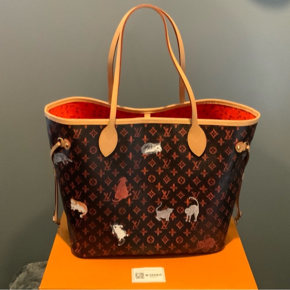 Louis Vuitton Catogram Neverfull MM **LIKE NEW** RARE 🙀  LIMITED EDITION - Picture 8 of 16